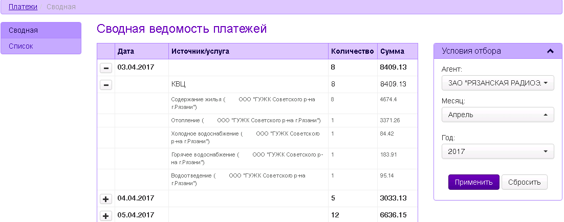 Программа абонент